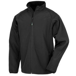 Result Genuine Recycled Mens Softshell Printable Jacket / Black